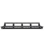 UTP blank patch panel with back bar | 24 port | NX-PP-24BM-1U | Nexa - Image 2