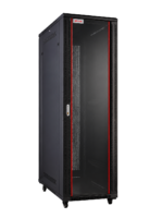 NEXA 22U Glass Front Door Network Rack – 600x600mm | NX-NR-22U-6060-VG